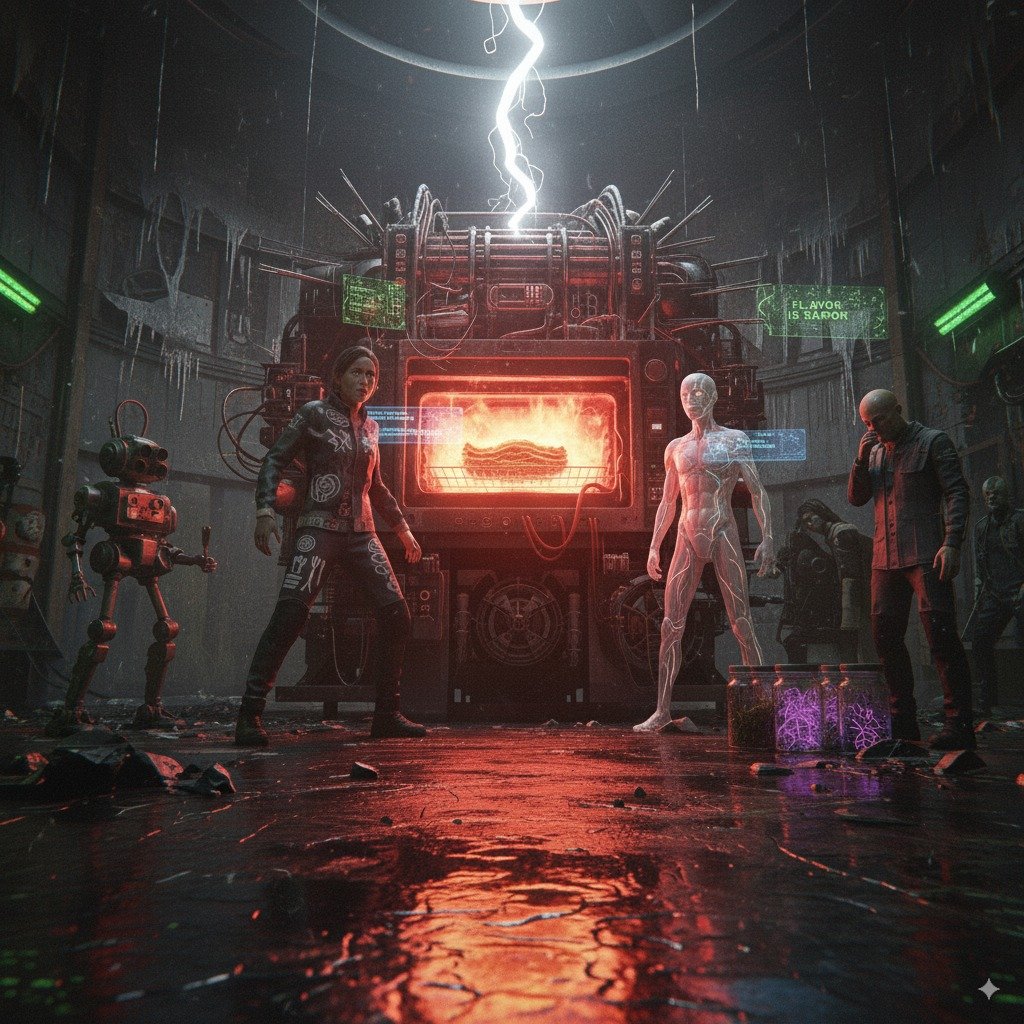 Lena Müller in the Berlin Arcology during a tense negotiation